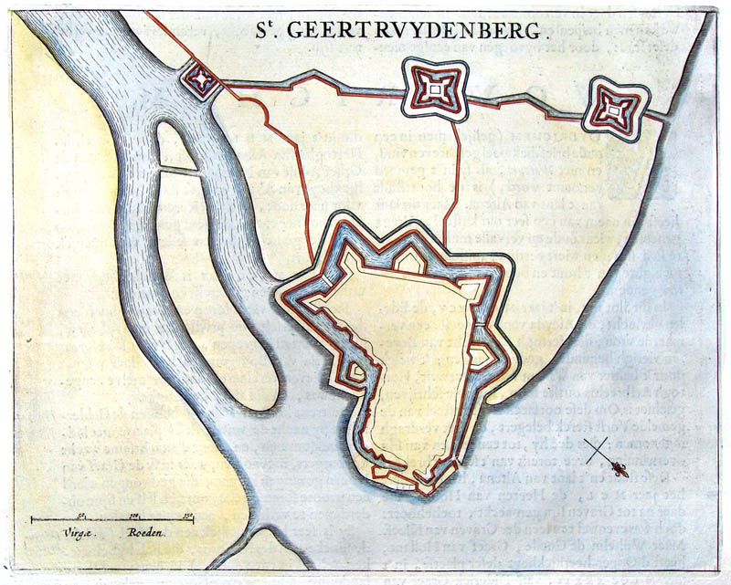 Vestingwerken Geertruidenberg 1649 Blaeu